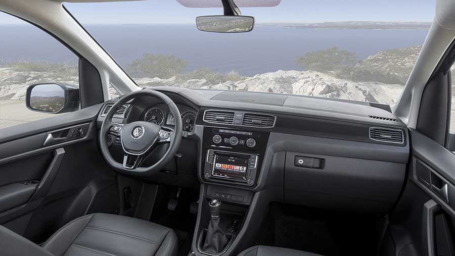 VW Caddy interior