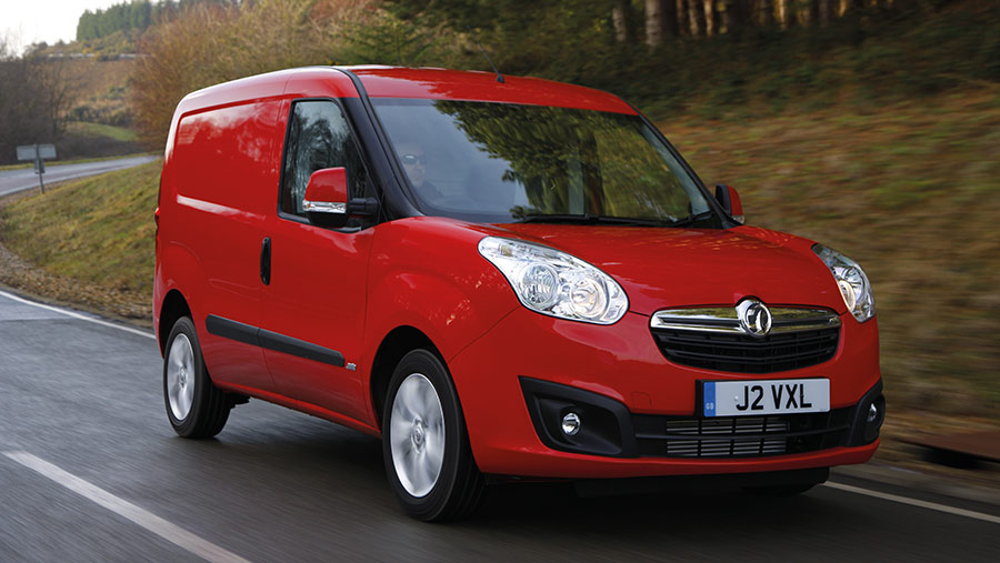 Vauxhall Combo on the road