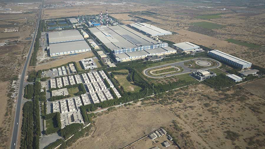 Aerial view of Bhuj plant