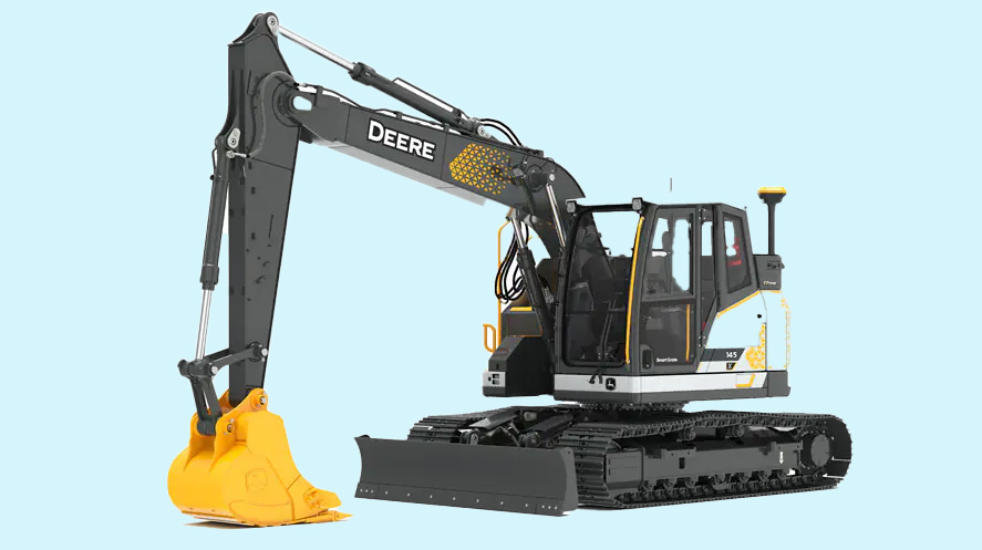 John Deere electric excavator