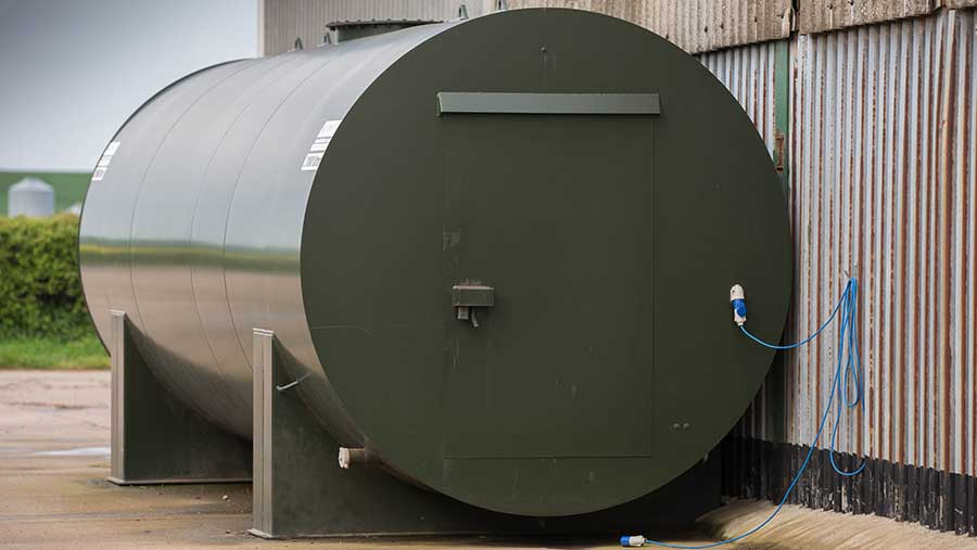 Diesel storage and septic tanks should comply with current legislation © Tim Scrivener