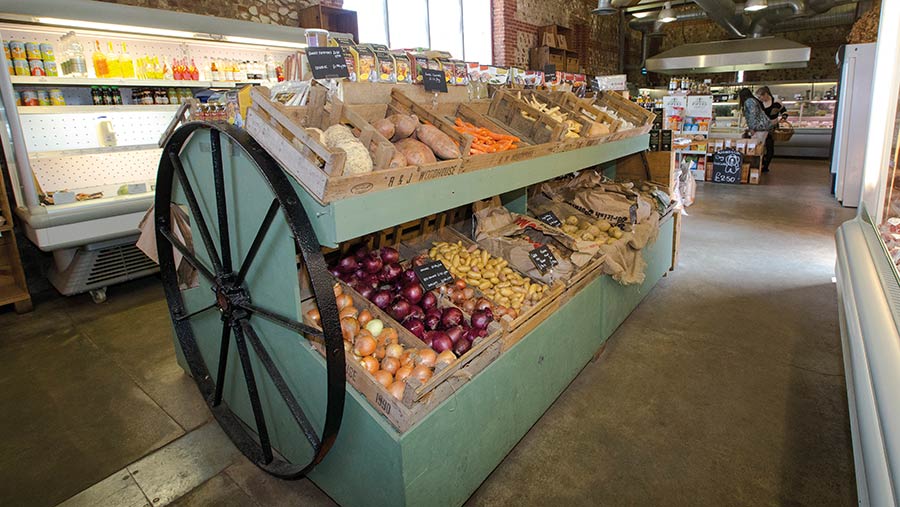 Farm shop display