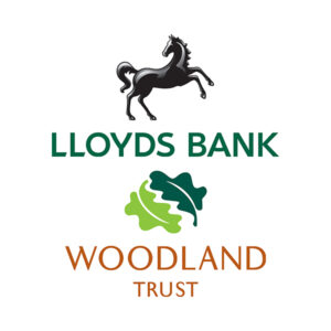 Lloyds and Woodland Trust logos