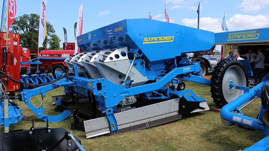 Standen Engineering four-row potato planter