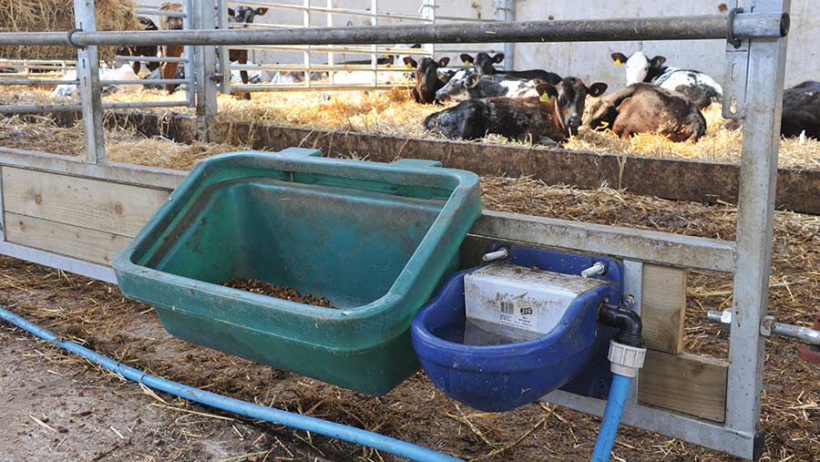 Water and feed troughs