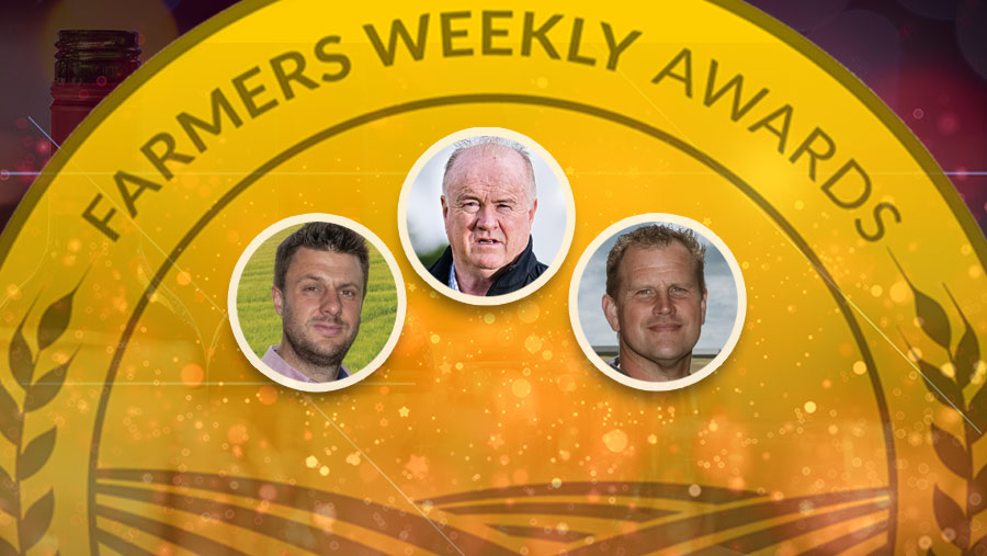 The three arable adviser of the year award finalists