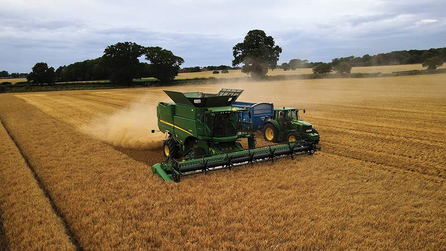 Barley harvest