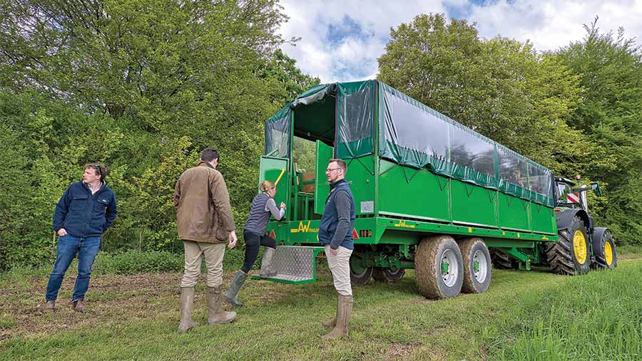 Trailer at Transition Farm Walk - Newhouse