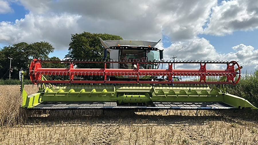 OSR harvest