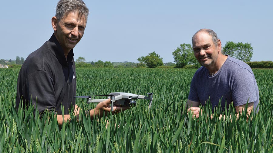 Andrew Lowe (holding drone) and Will Green © MAG/David Jones