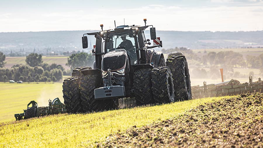 Valtra tractor at work