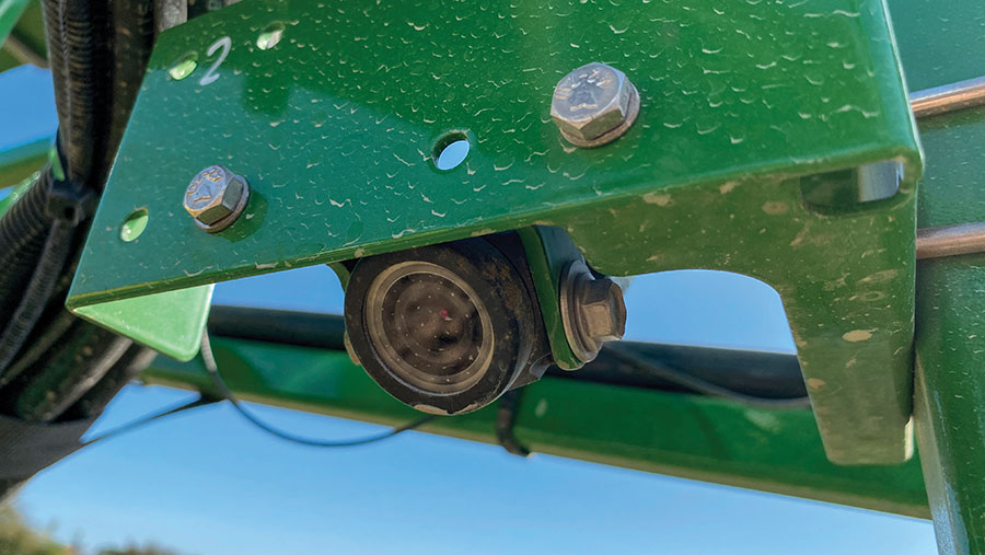 Camera on John Deere's 'See and Spray' technology