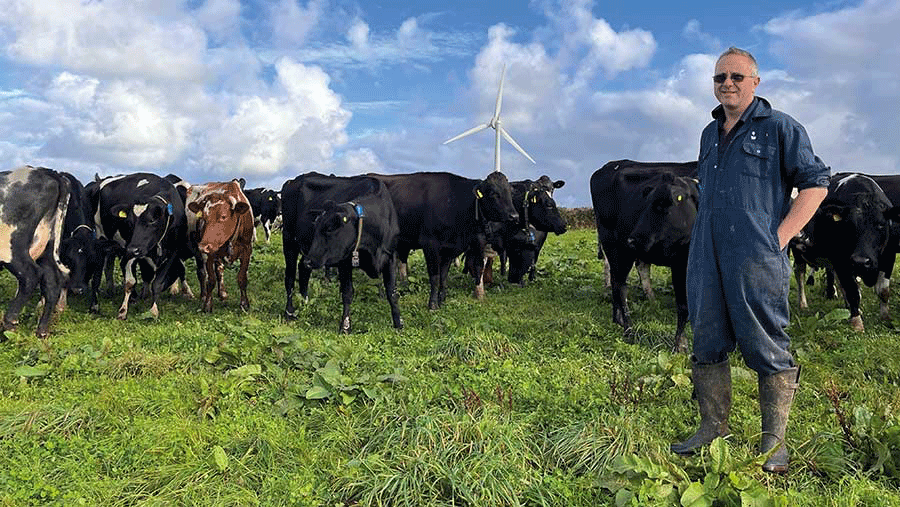 Andrew Brewer is landowner and award-winning farmer at F G Brewer & Sons Farms, in Fraddon, Cornwall.  