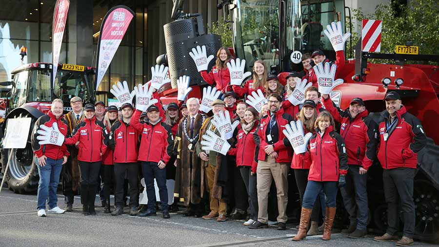 NFU members at the parade