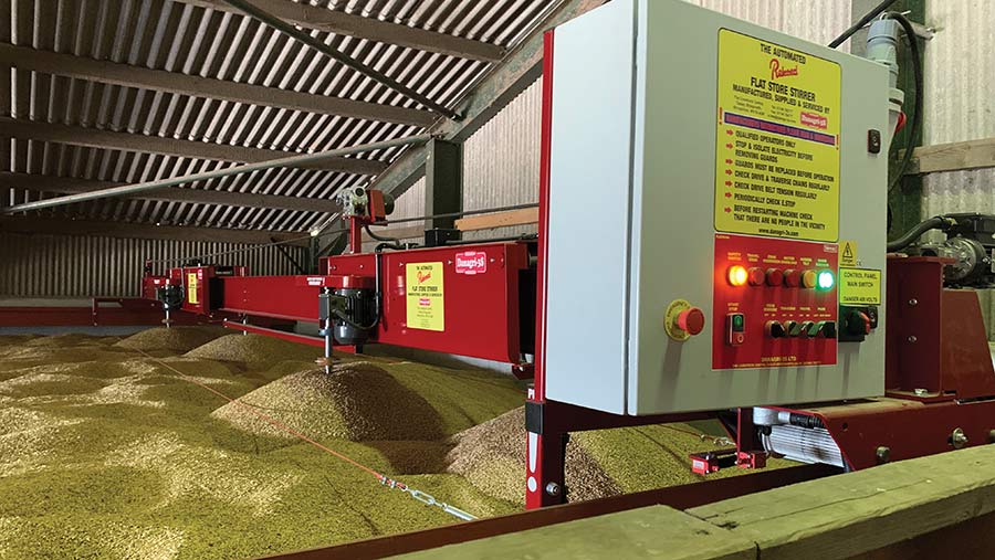 Danagri 3S Rekord automated grain stirrer