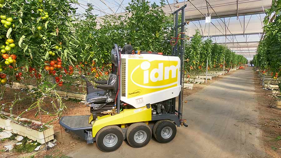 IDM greenhouse sprayer