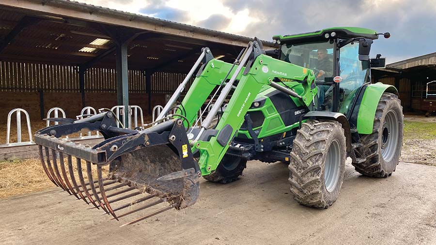 Driver's view: Deutz-Fahr 6125 C tractor - Farmers Weekly