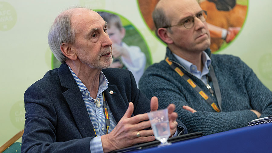 Professor Glyn Hewinson at FW's Question Time event at the Welsh Winter Fair