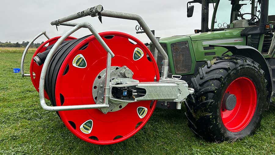 Wox Agri Scorpion slurry pipe reeler