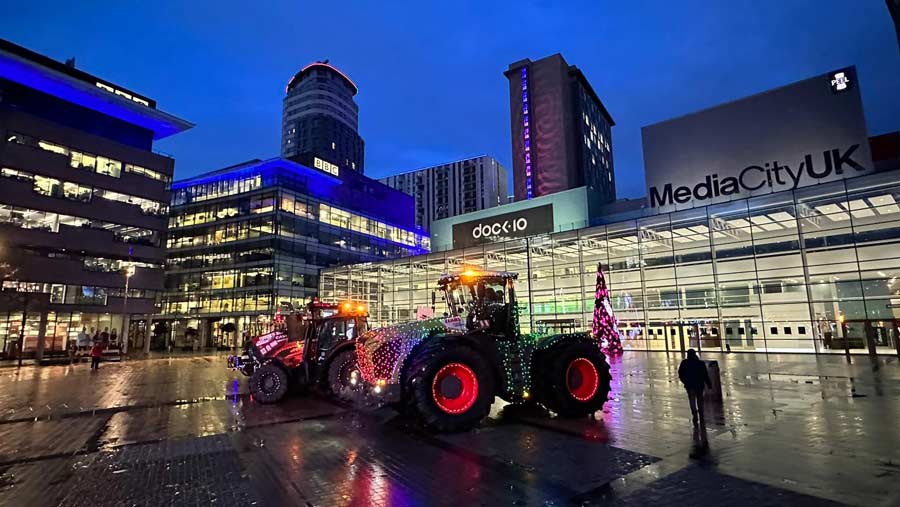 Tractors at Media City