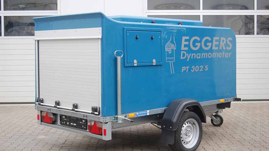 Eggers PT 302 dynamometer can conduct quick tests up to 816hp © Eggers
