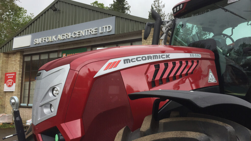 Tractor at Suffolk Agri-Centre