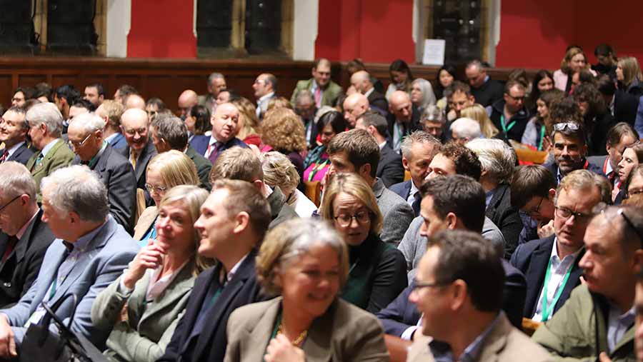 Attendees at Oxford Farming Conference