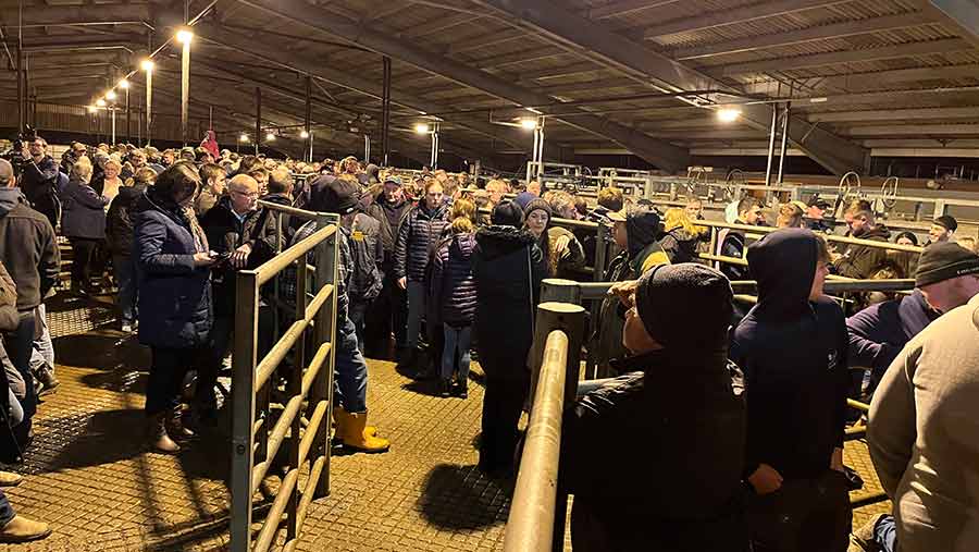 Welsh farmers at meeting