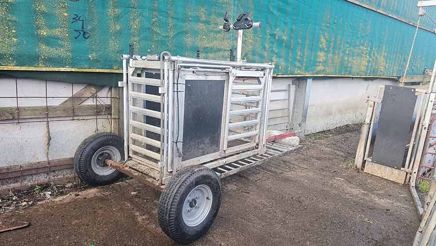 weigh crate trailer