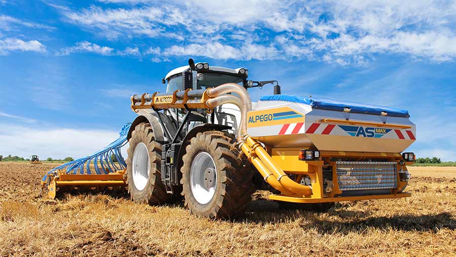 A 6m one-pass outfit from Alpego’s tillage equipment line © Alpego