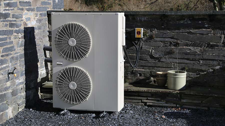 External unit for air-source heat pump