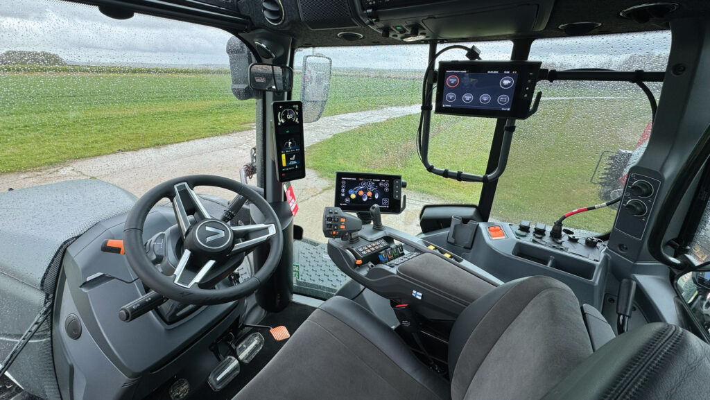 Valtra's revamped 420hp S416 tractor cab interior