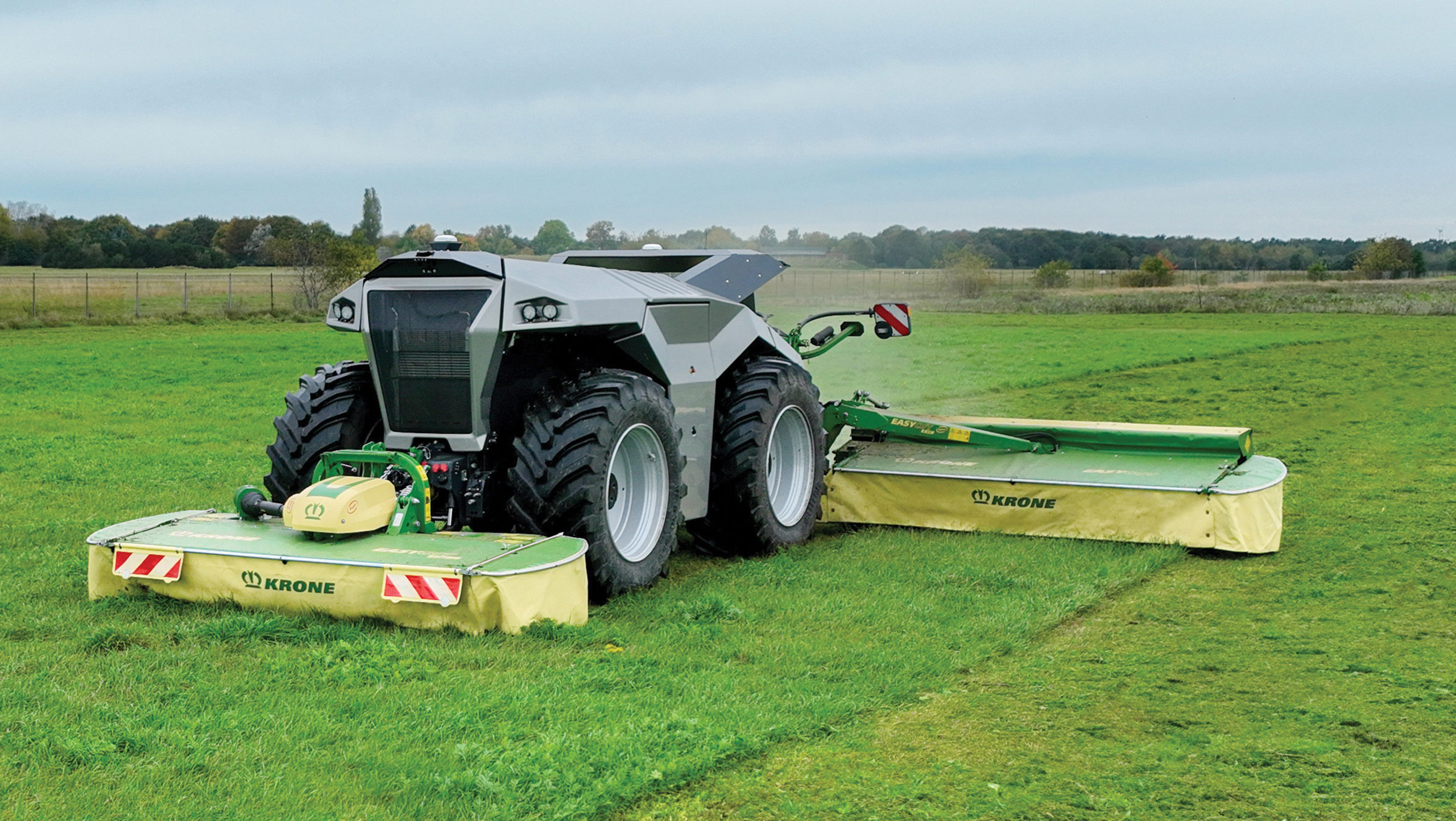Lemken-Krone VTE autonomous tractor gains front links and pto - Vimarsana News