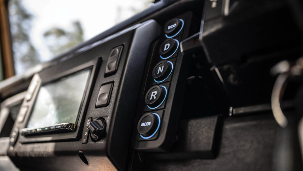 landrover instrument panel