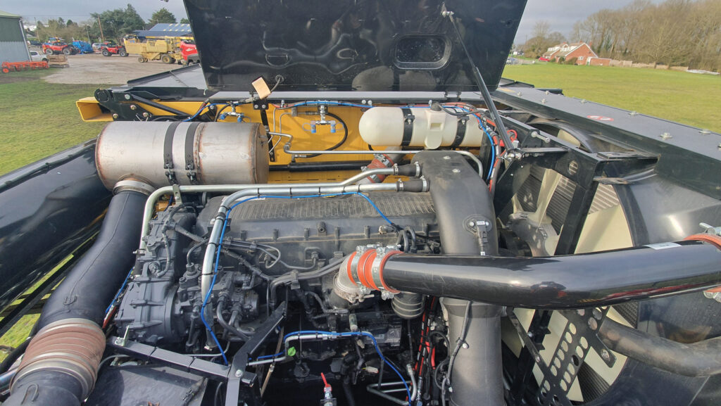 Engine with fire prevention modification