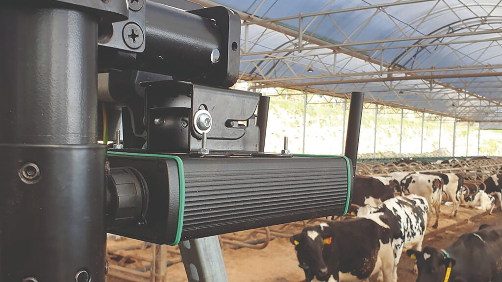 Herdvision camera in dairy shed