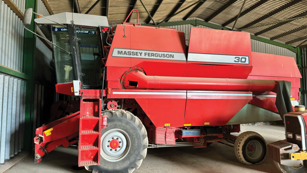 Massey Ferguson combine harvester