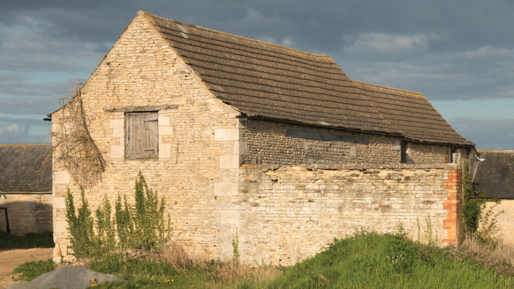 Old stone farm buildings