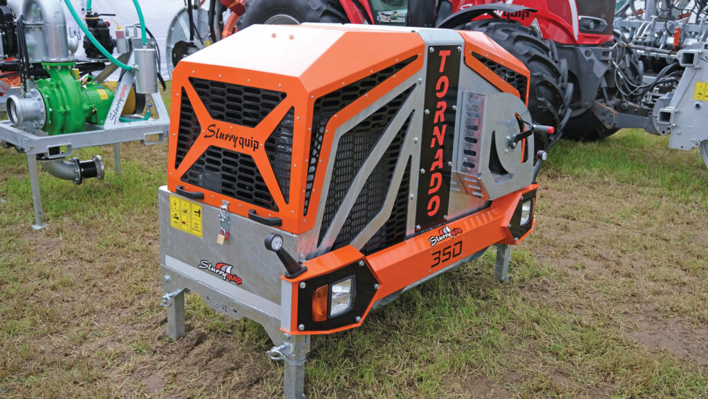 Slurryquip Tornado front-mounted compressor