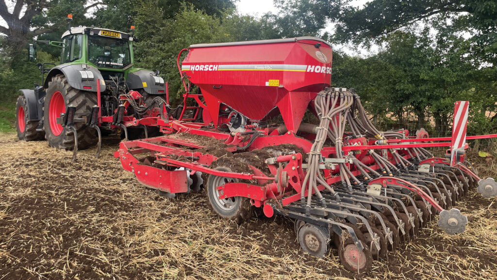 Toolbar for Horsch Pronto