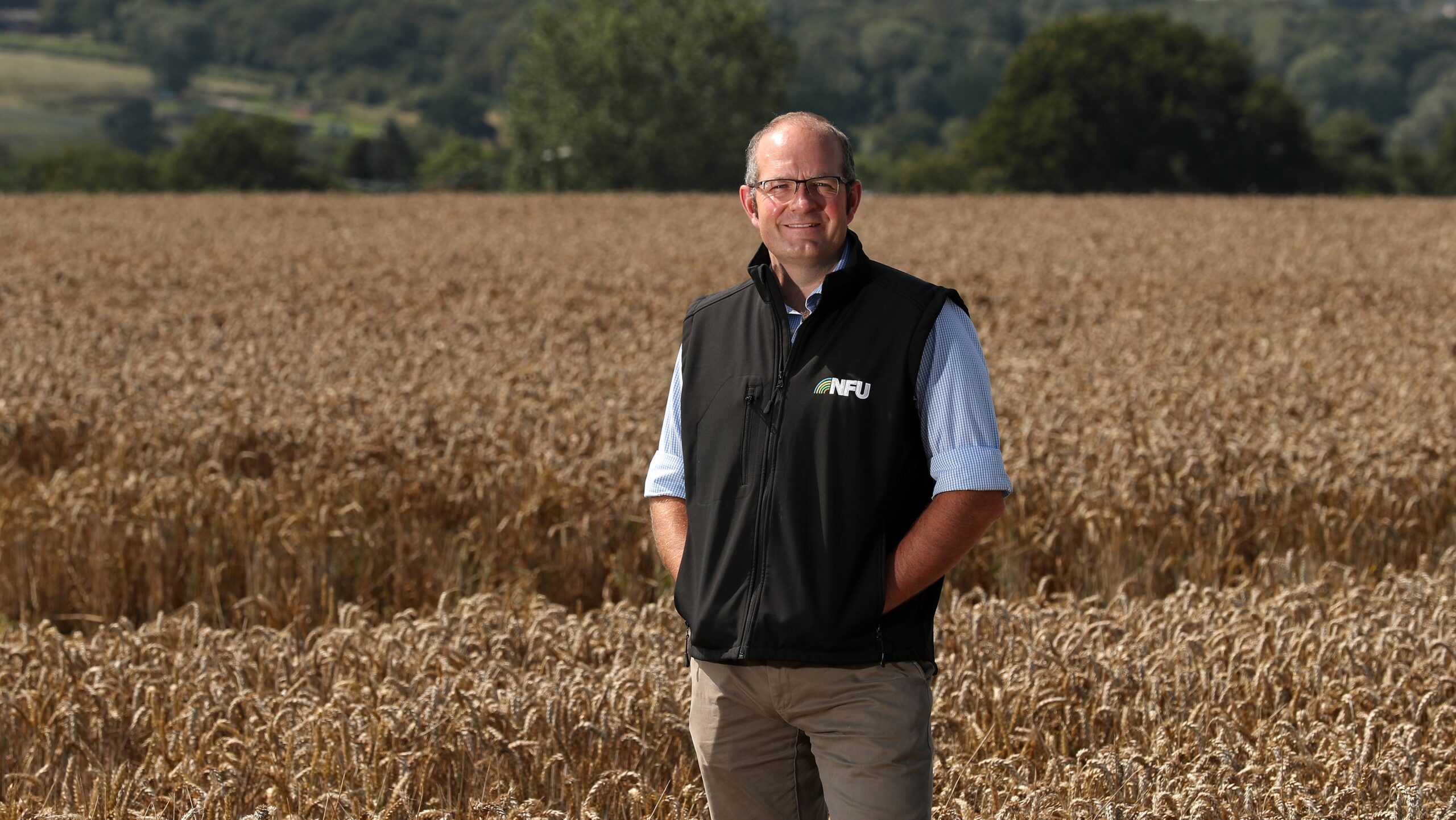 NFU president Tom Bradshaw on farm