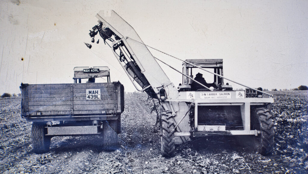 Lifting sugar beet, circ. 1973