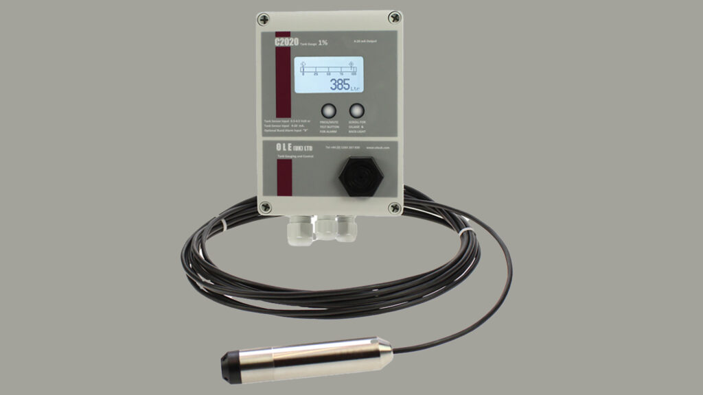 Electronic pressure tank gauge