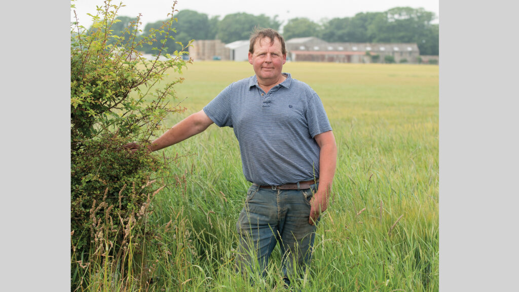 Alan Steven in field