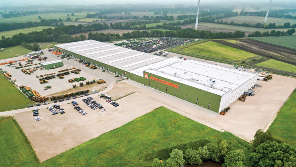 Aerial view of Amazone’s Hude/Altmoorhausen assembly plant