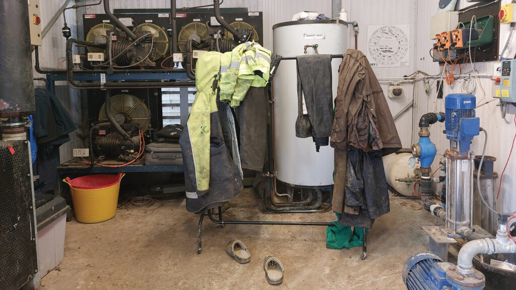 A drying room