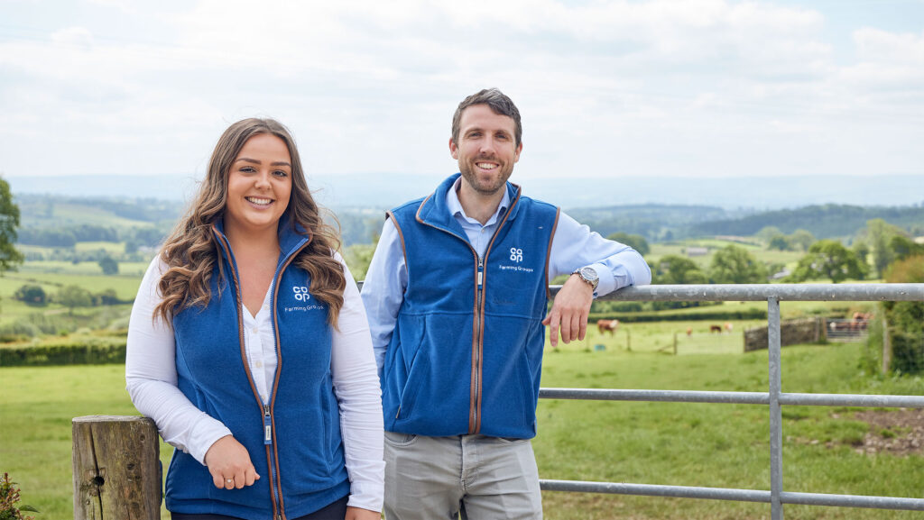 The Co-op's Joseph Keating (right) with a colleague © Co-op