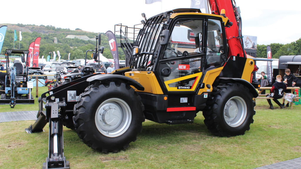 LiuGong 1.2cu m 820TE battery electric loading shovel at the Royal Welsh Show