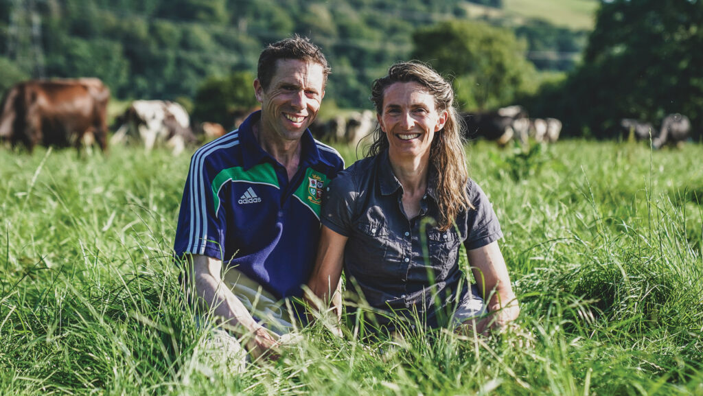 Richard and Rachel Risdon in field