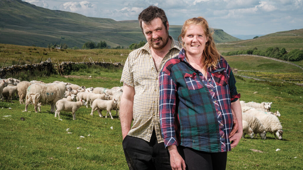 Oliver Brown and Samantha Shuttleworth, 2024 Sheep Farmer of the Year finalists